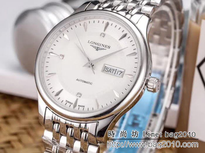 LONGINES浪琴 經典大三針 全自動機械 精品男士腕表 WSS2300